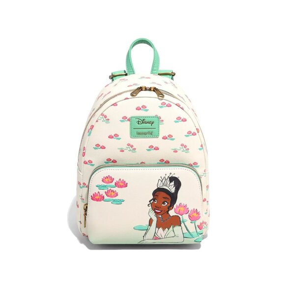 Loungefly The Princess & The Frog Tiana Water Lilies Mini Backpack & Car…